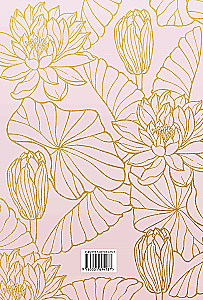 Flower ornament. Gift daily planner (dot grid)