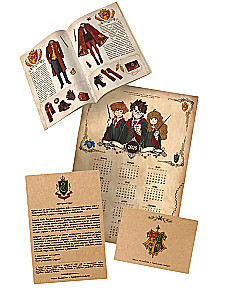 Harry Potter i Nowy Rok w Hogwarts. Zestaw prezentowy (książka + kalendarz + listy ze szkoły)
