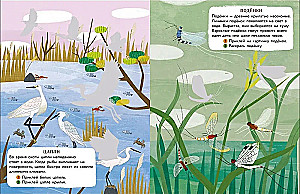 World of Animals. Stickers. By the Waterbody