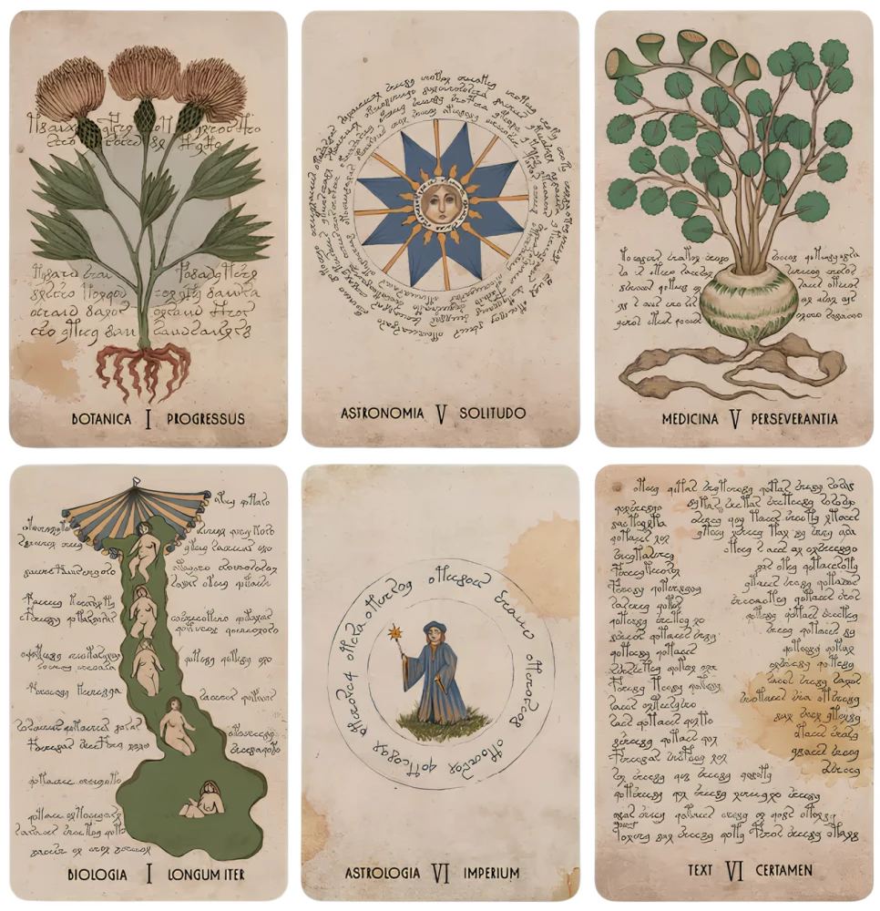 Voinich Oracle (54 cards + guide)