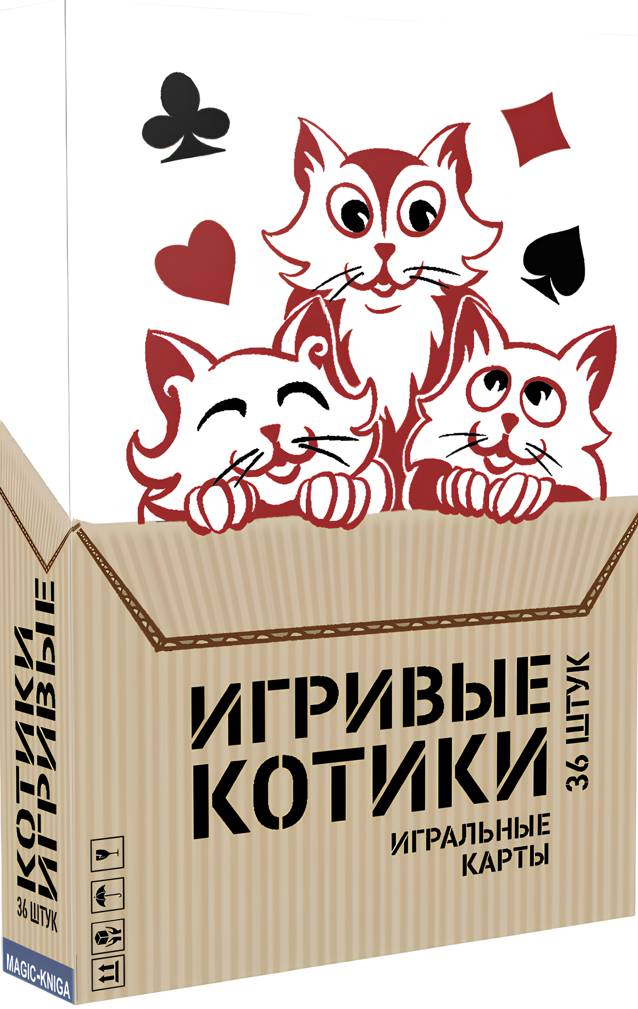 Karty do gry - Figlarne kociaki (36 kart)