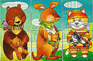 IQ kubeliai. 6 kubelių dėžutėje. Atspėk, kieno pusė. 3+