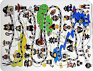 Stalo žaidimas - (2 viename) - Monstrų puota. Monstriuko nuotykiai