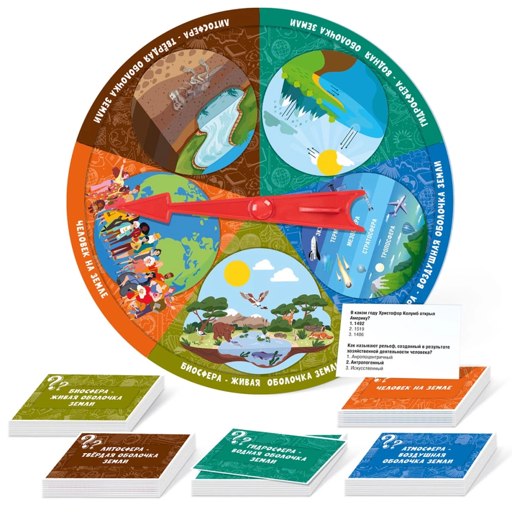 Stalo žaidimas-kvizas - Geografija