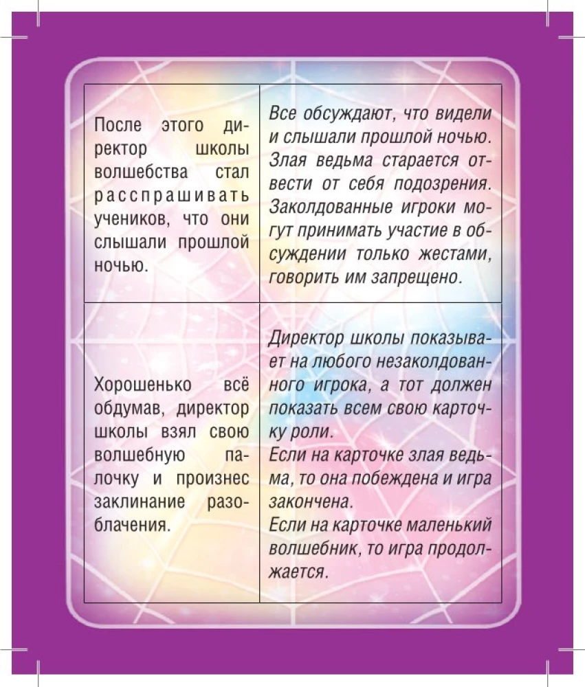 Настольная карточная игра - Мафия. Школа Волшебства (28 карточек)