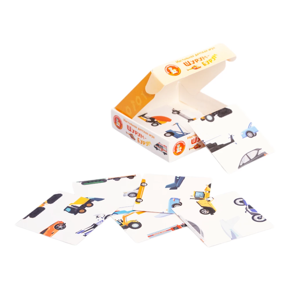 Galda spēle - Šurum-Burum. Atrodi pusīti (transports)