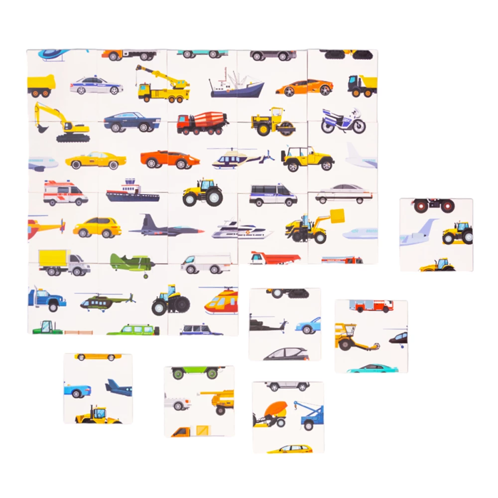 Galda spēle - Šurum-Burum. Atrodi pusīti (transports)