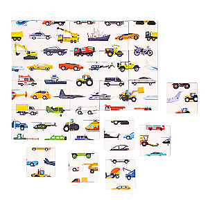 Galda spēle - Šurum-Burum. Atrodi pusīti (transports)