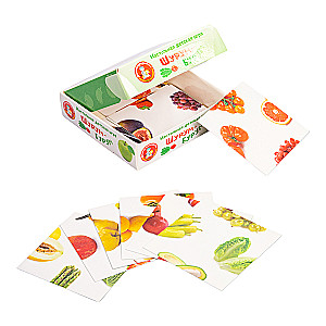 Gra planszowa - Szurum-Burum. Znajdź połowę (warzywa, owoce)