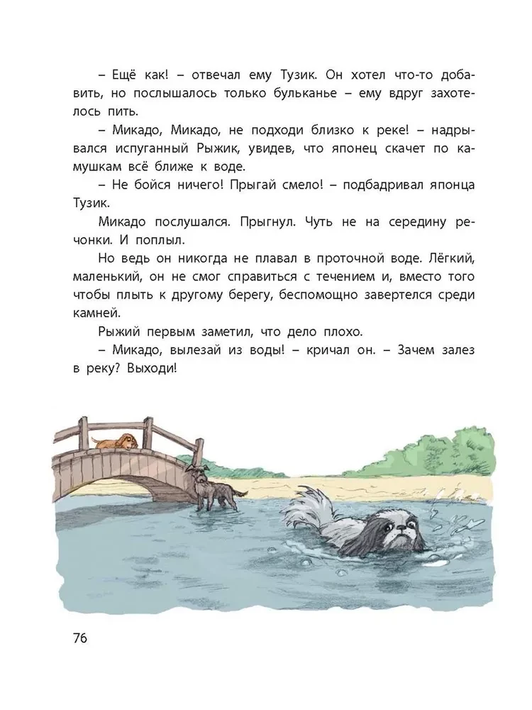 Tuzik, Ryzhy, and Guests