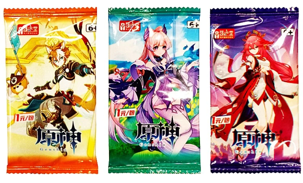 Коллекционные карточки GI (Аяка/Ёмия), Genshin Impact