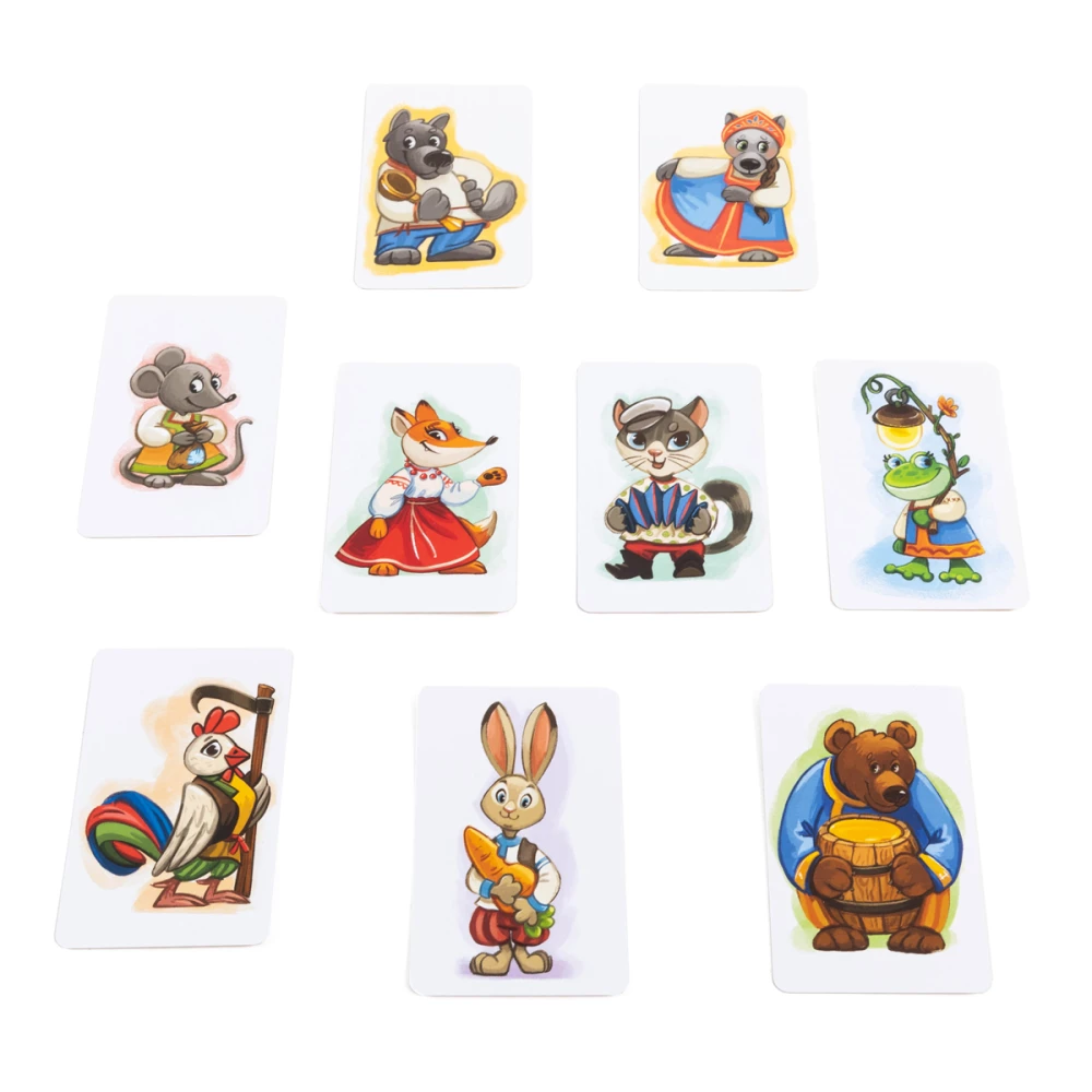 Stalo žaidimas - Teremas-teremokas