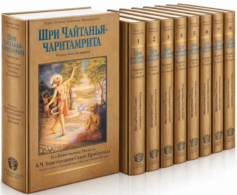 Чайтанья-чаритамрита. Мадхья-лила (Комплект 9 книг)