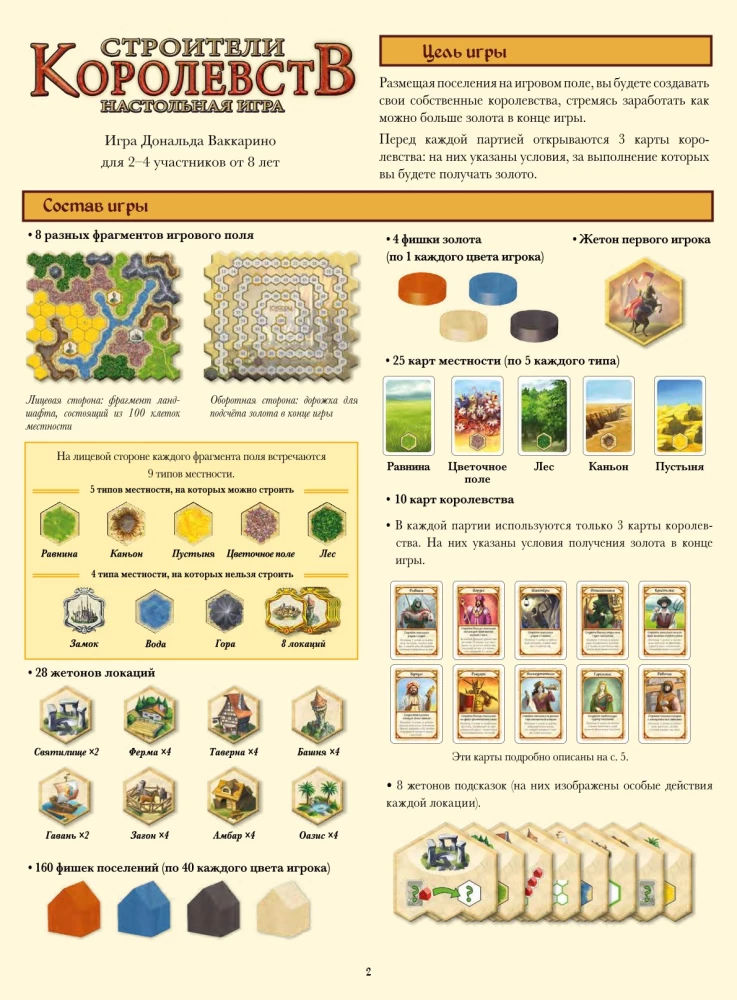 Настольная игра - Строители королевств