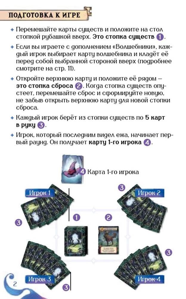 Настольная игра - Волшебники лесных чащоб