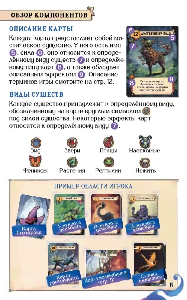 Настольная игра - Волшебники лесных чащоб