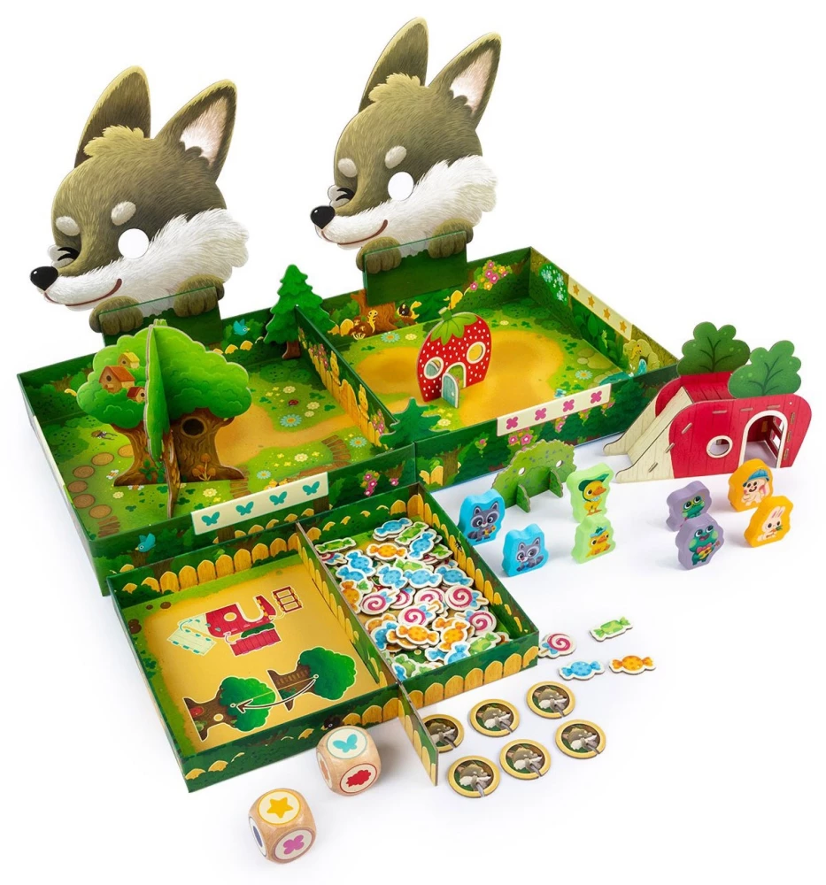 Lauko žaidimas vaikams - Vilkas! Slepkis!