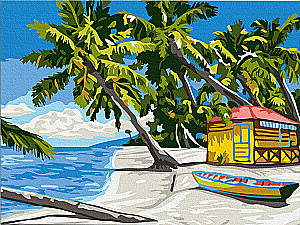 Paint by numbers - Paradise Island