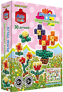Konstruētājs - Artec World. Ziedu pļavas, 30 detaļas