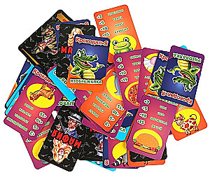 Настольная карточная игра - Крокодилия. 400 заданий. Мафия