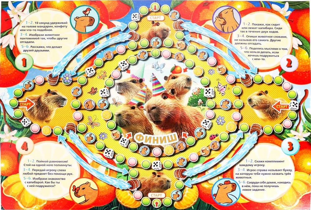 Gra planszowa - Urocze kapibary