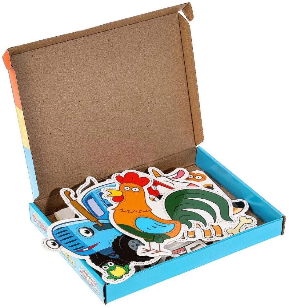 Soft Applique. Blue Tractor