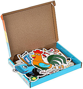 Soft Applique. Blue Tractor