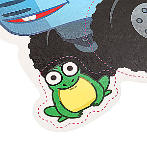 Soft Applique. Blue Tractor