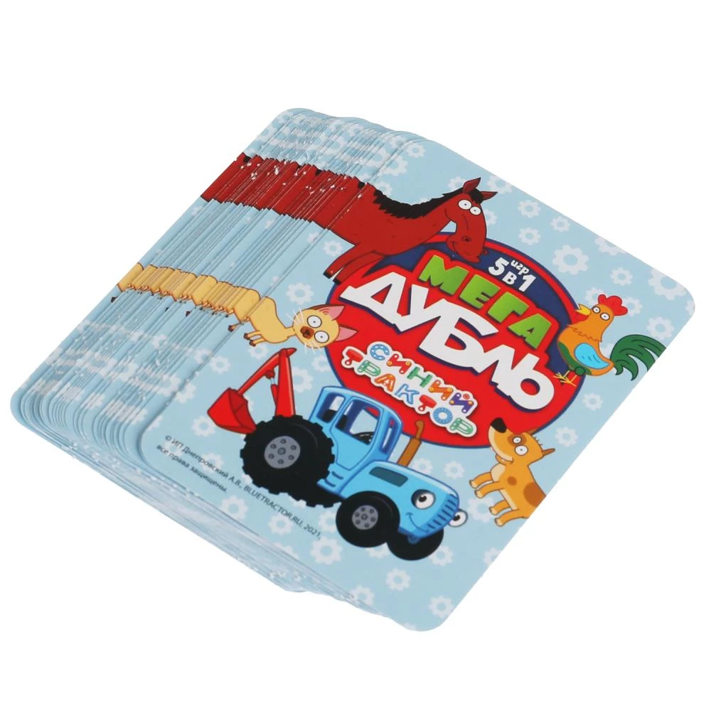 Gra planszowa - Megadublet. Znajdź parę. Niebieski traktor