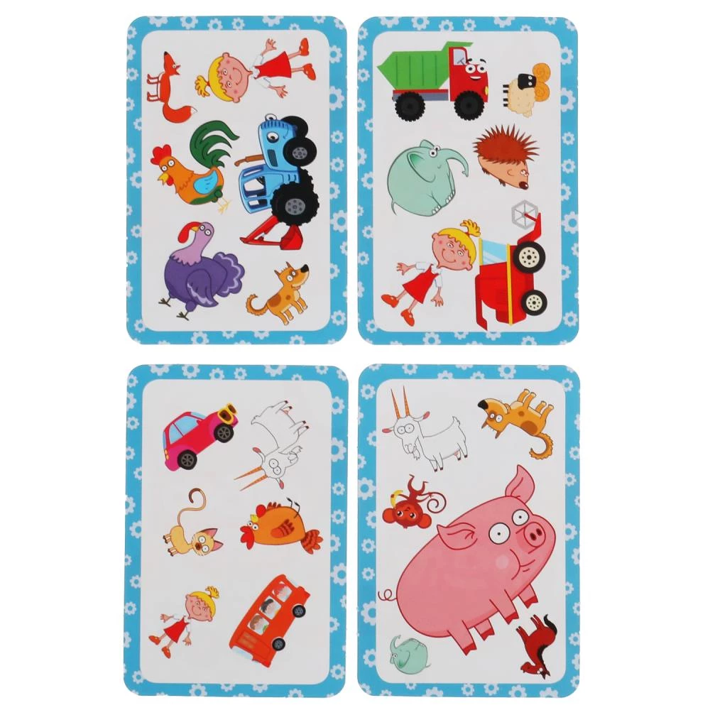 Gra planszowa - Megadublet. Znajdź parę. Niebieski traktor