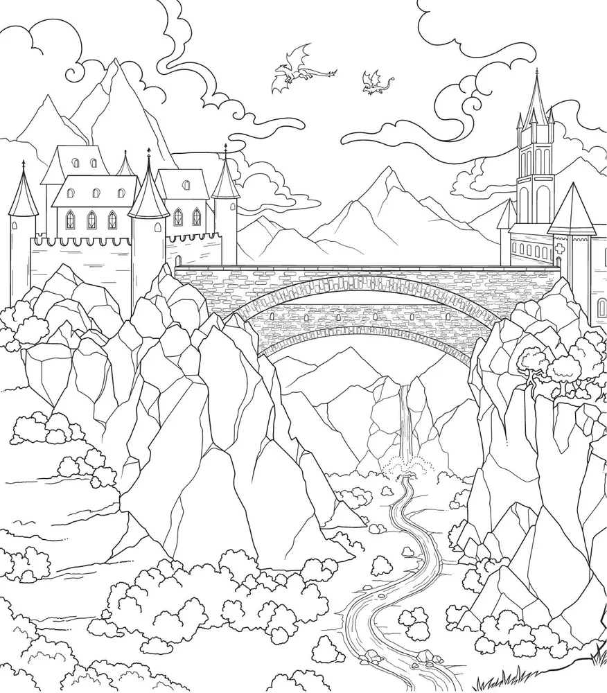 Официальная раскраска по книге и стикерпак Четвертое крыло