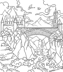 Официальная раскраска по книге и стикерпак Четвертое крыло