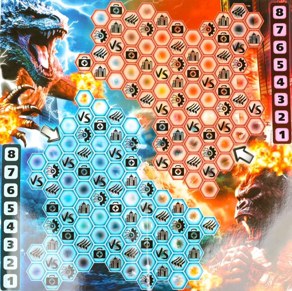 Настольная игра - Битва монстров