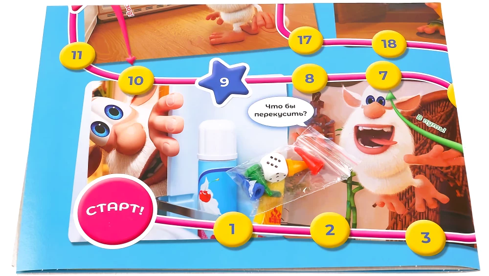 Gra planszowa - Przygody w kuchni. Buba