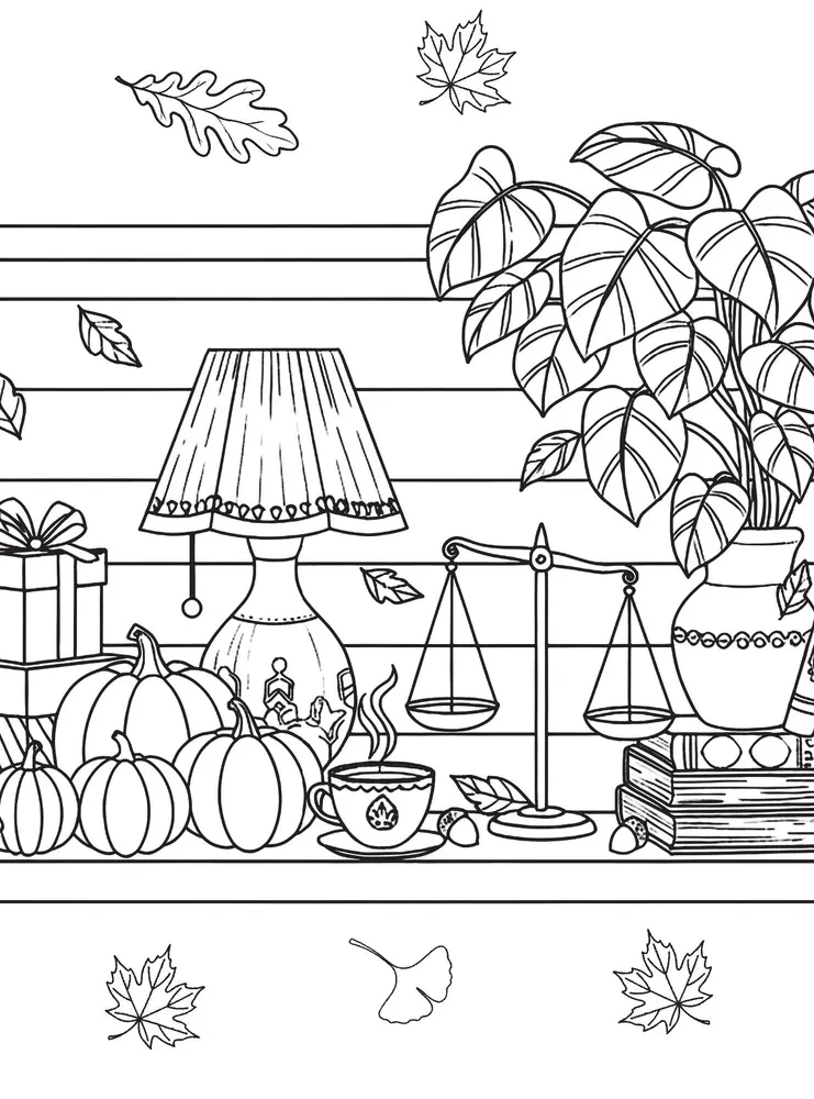Hygge with Ase Lavrinovich. Anti-Stress Coloring Book
