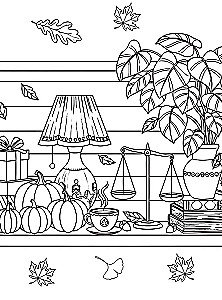 Hygge with Ase Lavrinovich. Anti-Stress Coloring Book