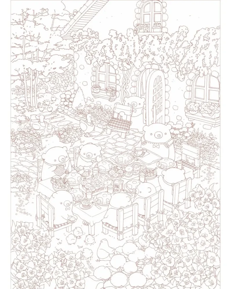 Karude maa. Kõige pehmem värviraamat