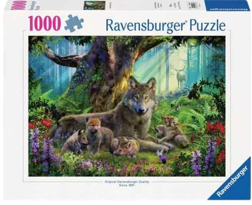 Пазл 1000 - Wolves in The Forest