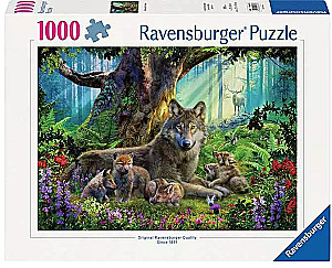 Puzle 1000 - Vilki mežā