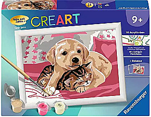 Картина по номерам 18х13 см - Beste Freunde