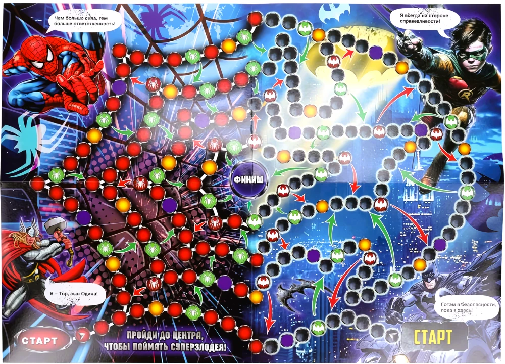 Gra planszowa - Superbohaterowie i Czarny rycerz