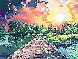 Numbered Painting - Magical Light