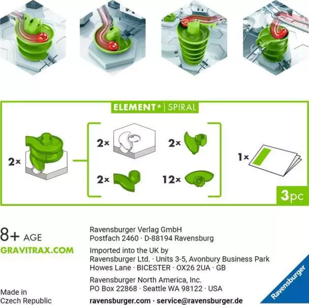 Papildinājums konstruktoram - GraviTrax Spiral