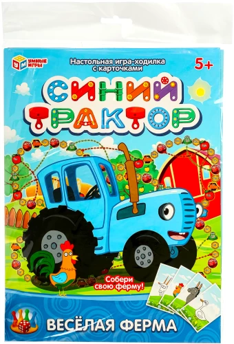 Gra planszowa - Niebieski traktor. Wesoła farm