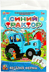 Gra planszowa - Niebieski traktor. Wesoła farm