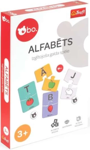 Arendav lauamäng - Alfabeet (läti keeles)