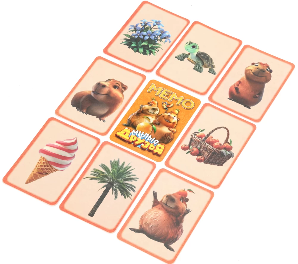 Настольная игра - Мемо. Милые друзья