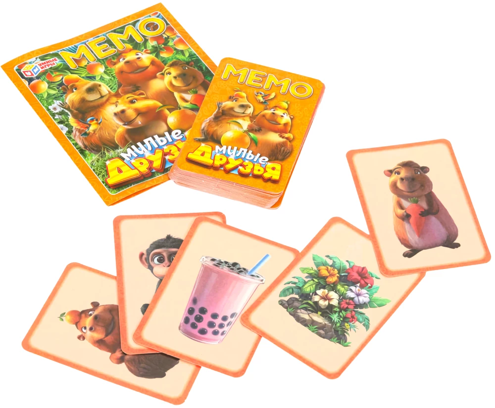 Настольная игра - Мемо. Милые друзья
