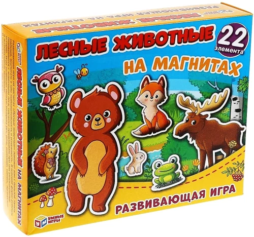 Educational Game - Forest Animals. On Magnets