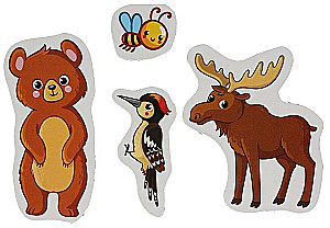 Educational Game - Forest Animals. On Magnets